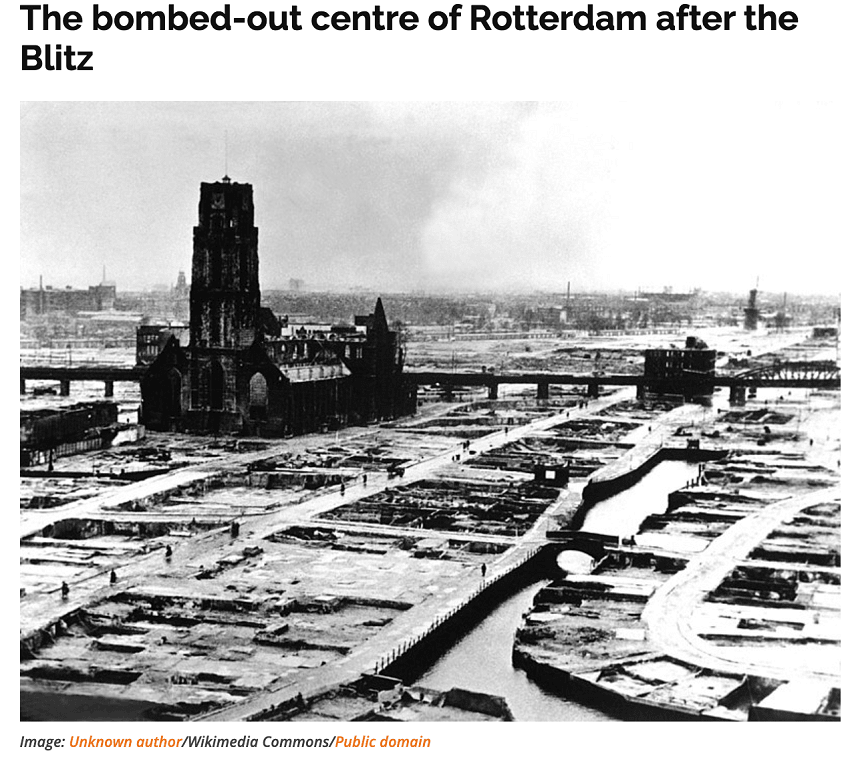 Old Photo Of Rotterdam